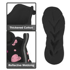 Pink Hearts Women's Twisted Sole Sneakers