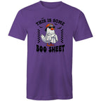 This Is Some Boo Sheet, Halloween - Mens T-Shirt Purple Mens T-shirt Halloween Printed In Australia