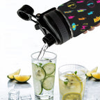 Fun Lightning - Insulated Water Bottle with Dual-Use Lid (18oz) Insulated Water Bottle with Dual-Use Lid (18oz) comic Printed Offshore