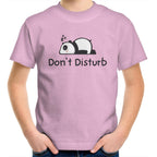 Panda, Don't Disturb - Kids Youth T-Shirt Pink Kids Youth T-shirt animal Printed In Australia