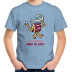 Cake, Do You Even Need To Ask - Kids Youth T-Shirt Carolina Blue Kids Youth T-shirt Food Printed In Australia