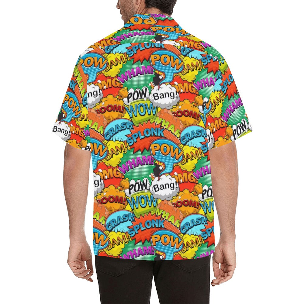 Comic Book 2 - Mens Hawaiian Shirt