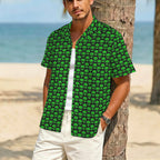 Aliens Men's Crinkle Hawaiian Shirt