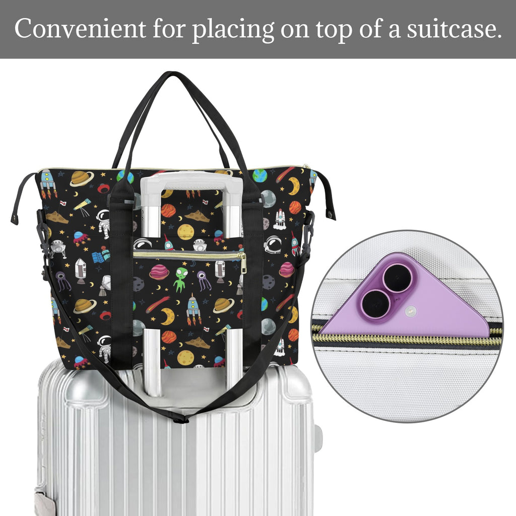 Fun Space Duffle Bag-Simple (Model 1715) Duffle Bag-Simple (1715)