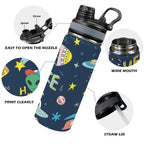 Alien Space - Insulated Water Bottle with Dual-Use Lid (18oz) Insulated Water Bottle with Dual-Use Lid (18oz) Printed Offshore Sci Fi