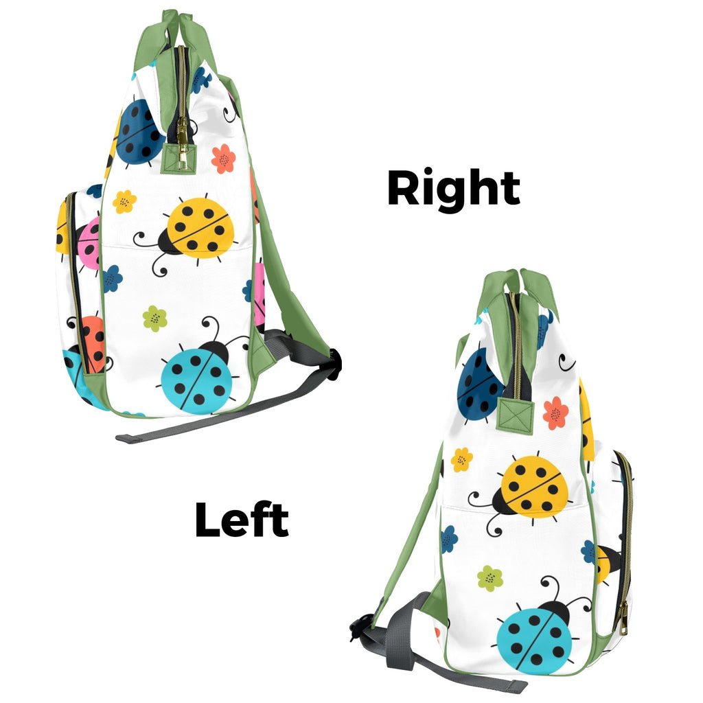 Ladybugs - Multi-Function Backpack, Nappy / Diaper Bag