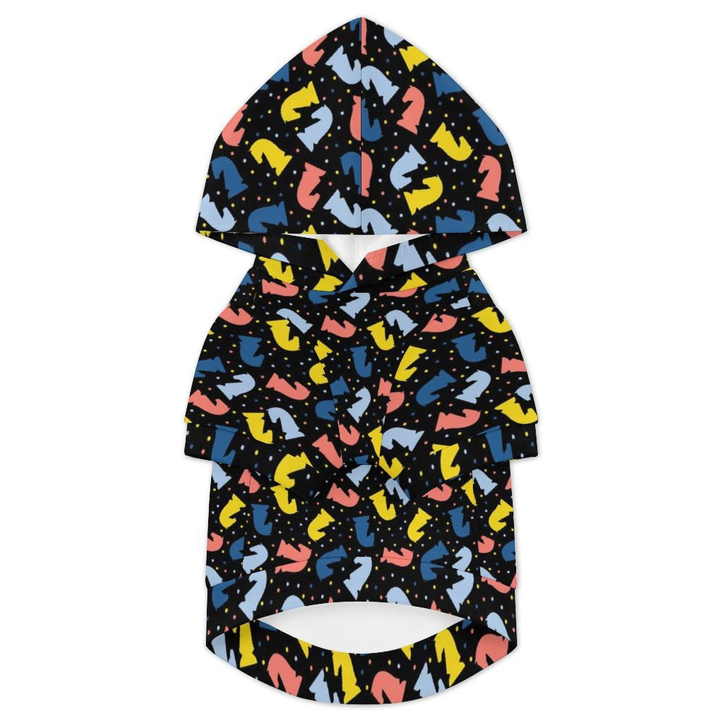 Colourful Chess Pet Hoodie (Large Size)