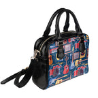 Music Instruments Blue - Shoulder Handbag (Model 1634) Shoulder Handbags (1634)