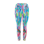 Brushstrokes - Women's High Waist Pockets Yoga Leggings