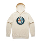 Addicted To Coffee - Mens Hoodie Ecru Mens Hoodie Coffee Printed In Australia