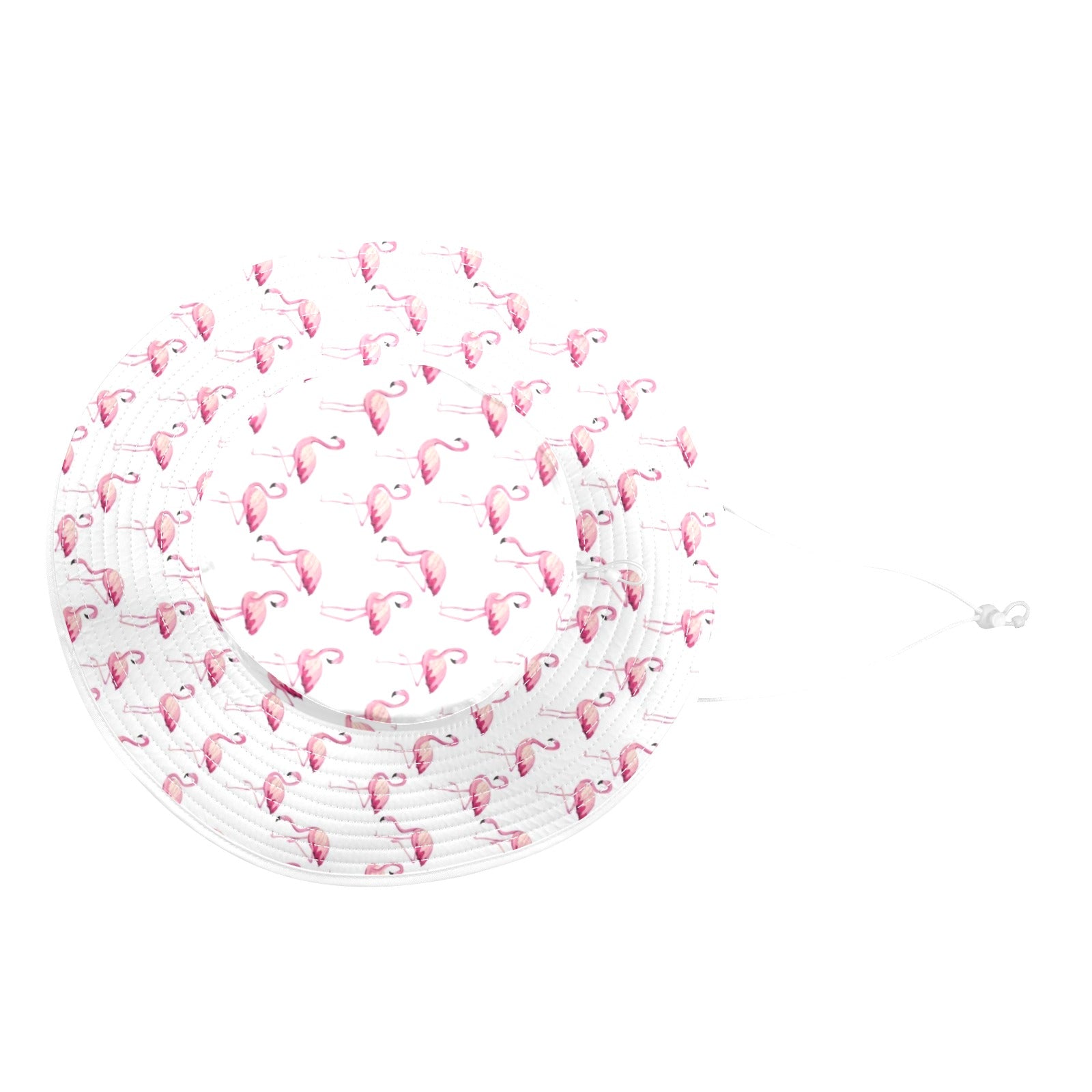 Flamingos Wide Brim Bucket Hat Wide Brim Bucket Hat animal Printed Offshore