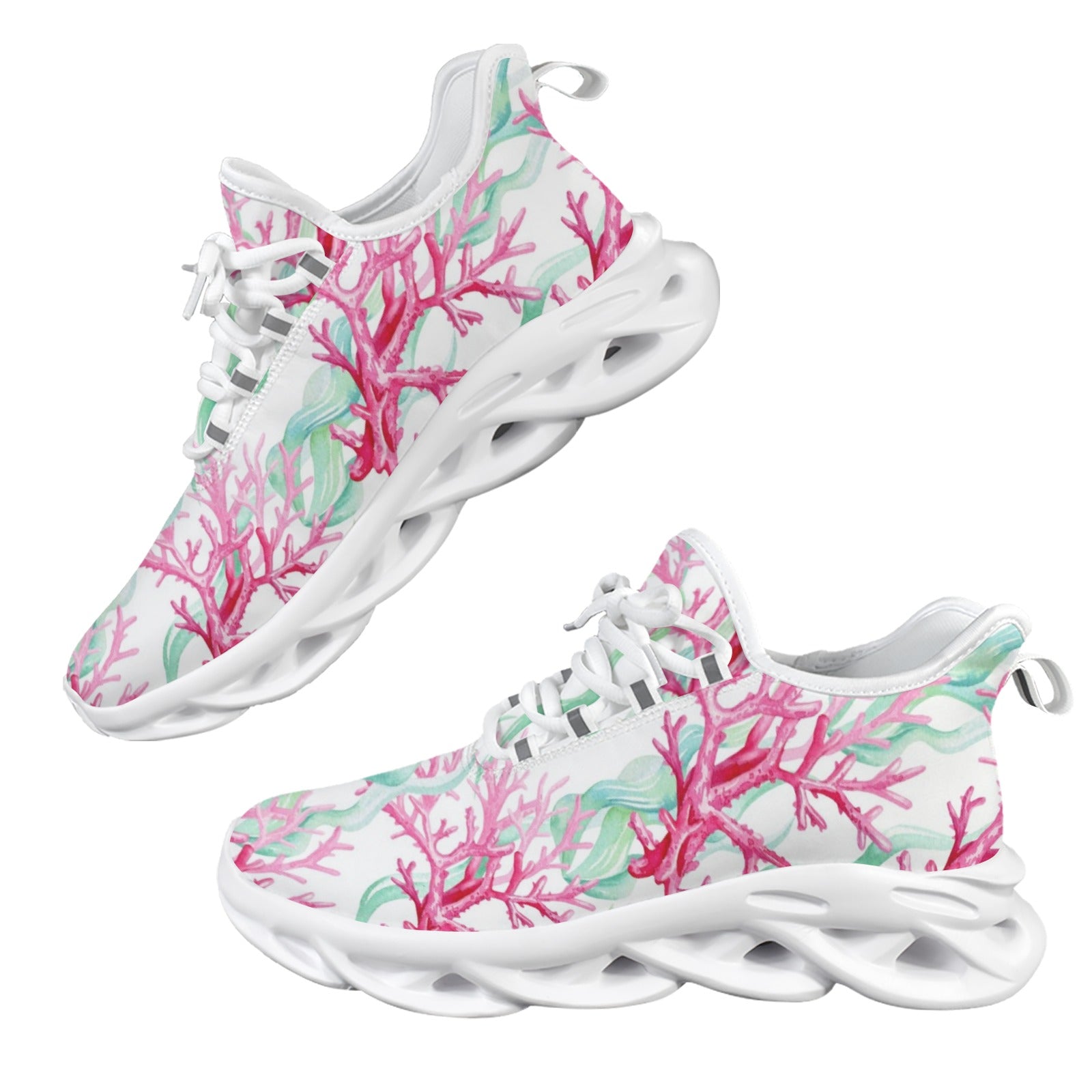 Pink Coral Women's Twisted Sole Sneakers