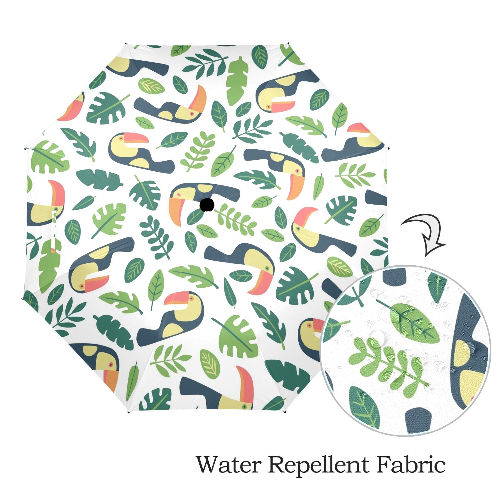 Toucans - Semi-Automatic Foldable Umbrella (Model U12) Semi-Automatic Foldable Umbrella (U12)