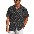 Chess Pattern Men's Crinkle Hawaiian Shirt