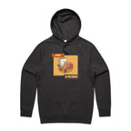 Coffee To The Rescue - Mens Hoodie Coal Mens Hoodie Coffee Printed In Australia