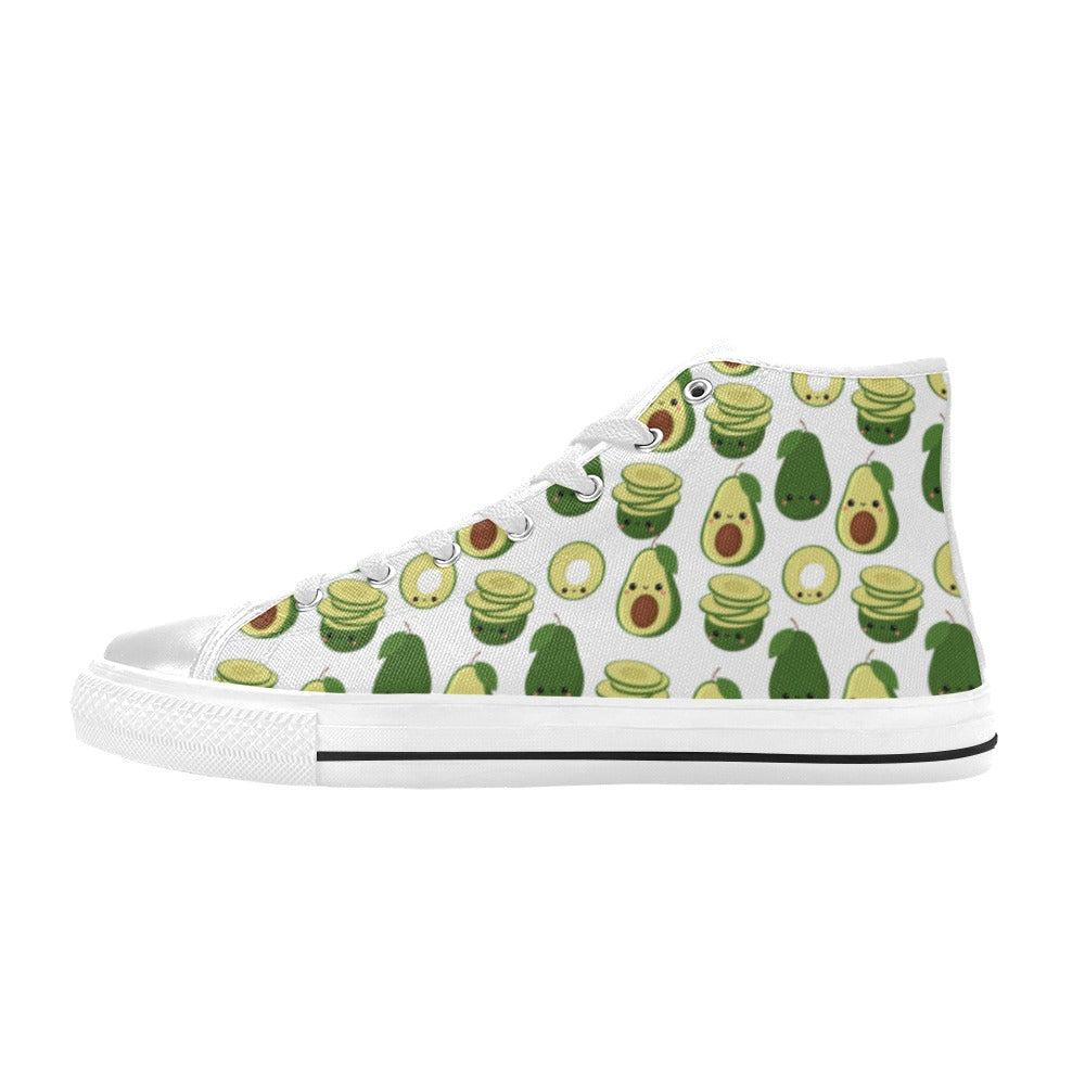 Cute Avocados - Men's High Top Canvas Shoes