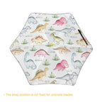 Dinosaur Garden Kids Safe Round Corner Umbrella Kids Safe Round Corner Umbrella animal Printed Offshore