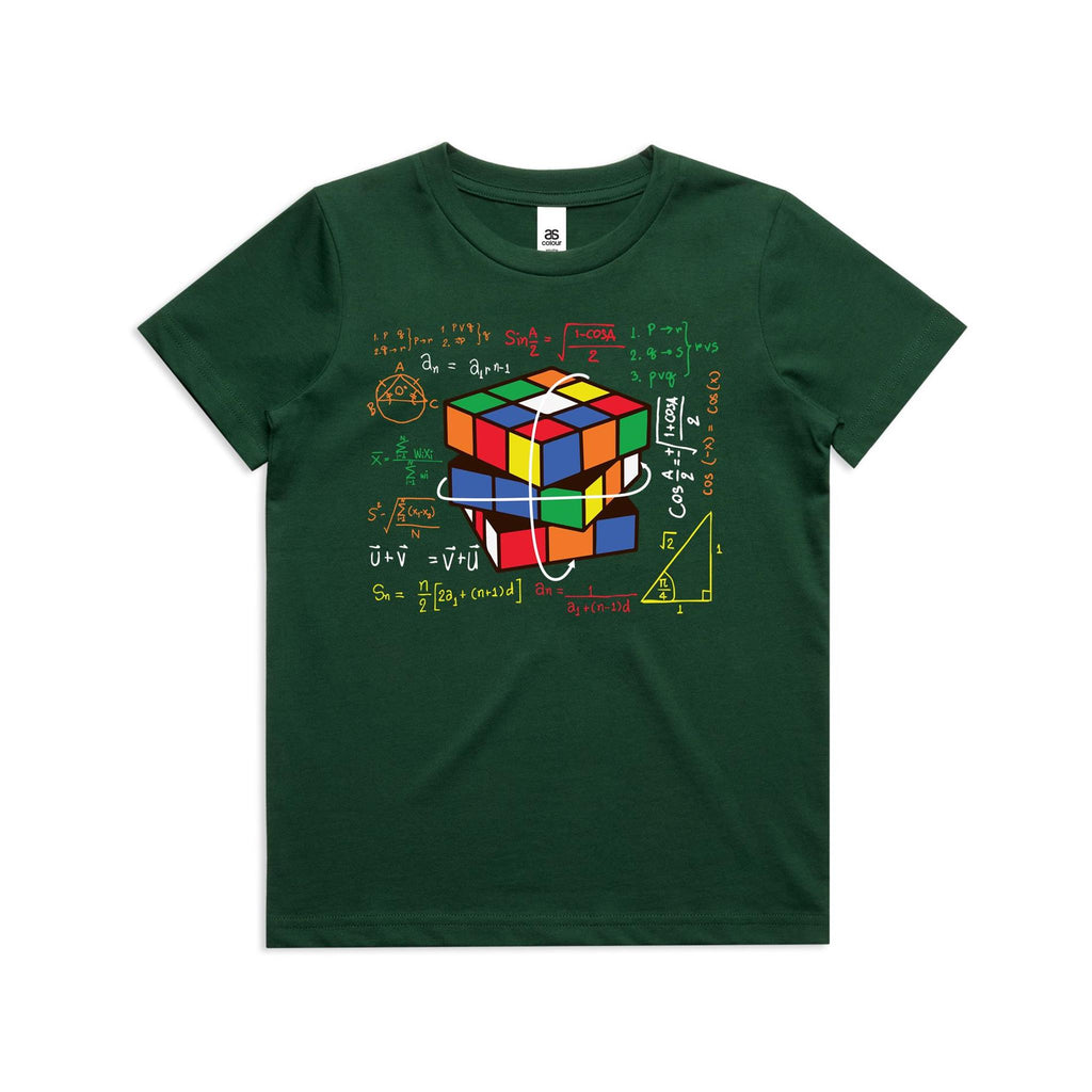 Game Cube Equations Kids AS Colour T-shirt