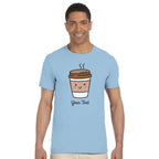 Personalised - Coffee Characters - Classic Unisex Crewneck T-shirt Personalised T-shirt Coffee Customise Globally Fulfilled Personalise