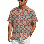 Coffee Van Men's Crinkle Hawaiian Shirt