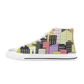 City Scape Women's High Top Canvas Shoes US12 Womens Classic High Top Shoes Printed Offshore