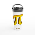 Personalised - Pi - White 15oz Stainless Steel Travel Mug Default Title Personalised Travel Mug Globally Fulfilled maths