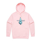 Ice-Osceles, Maths Pun - Mens Hoodie Pink Mens Hoodie Maths Printed In Australia
