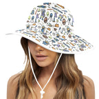 All About Space Wide Brim Bucket Hat Wide Brim Bucket Hat Printed Offshore Space