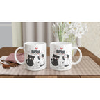 Cat Lover - White 11oz Ceramic Mug White 11oz Mug animal Globally Fulfilled