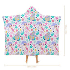 Mermaid World Kids Hooded Blanket 100cm x 130cm