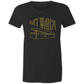 Say Wah, Guitar Pedal - Womens T-shirt Black Womens T-shirt Music Printed In Australia