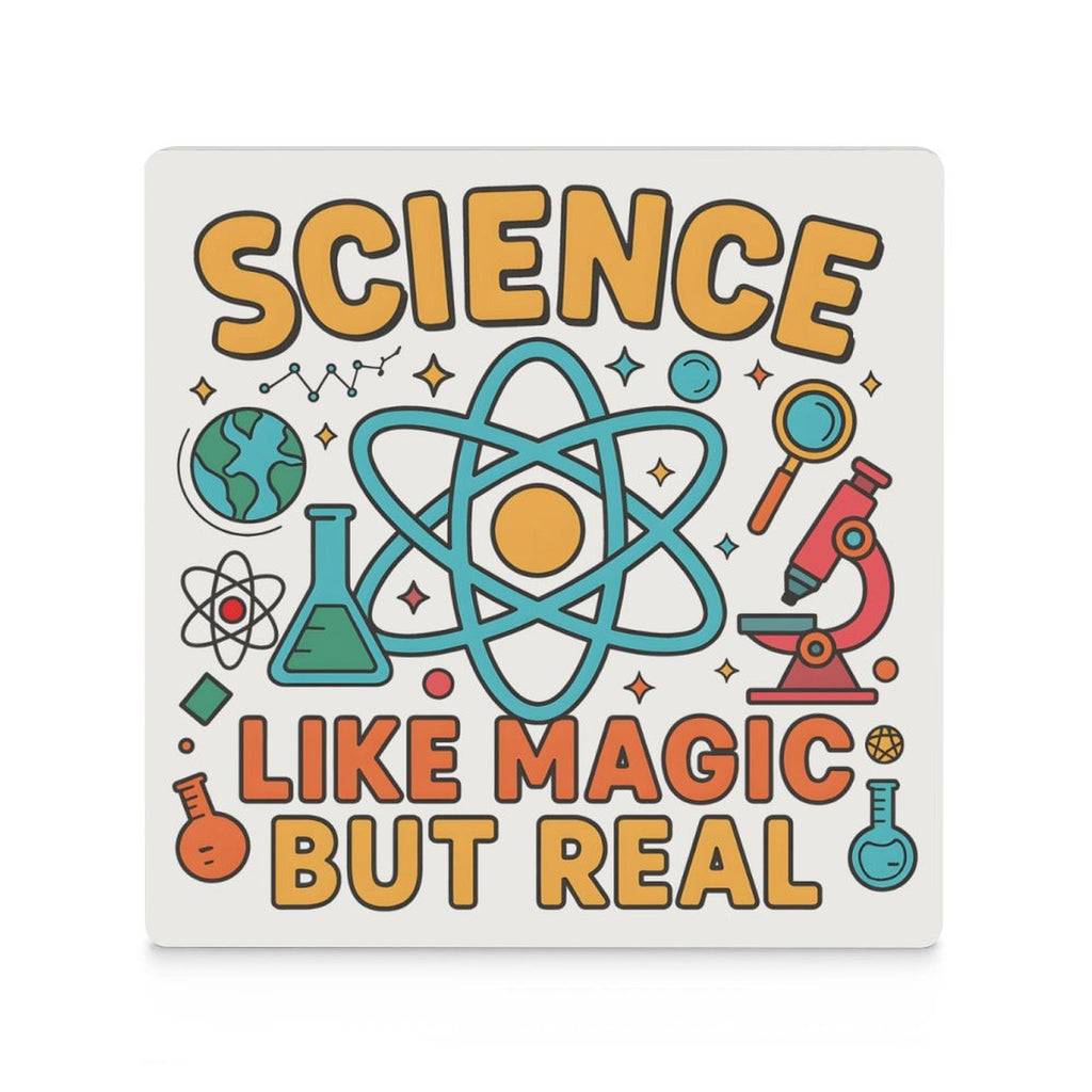 Science, Like Magic But Real Ceramic Coasters (Square) Ceramic Coasters Printed Offshore Science