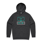 On A Break, Coding - Mens Hoodie Asphalt Marle Mens Hoodie Printed In Australia Tech