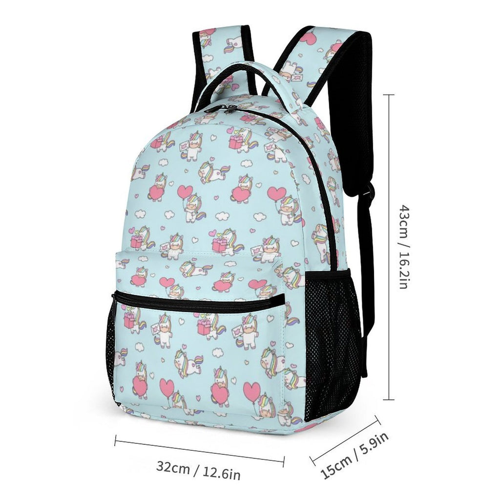 Rainbow Unicorn Backpack, Lunch Bag & Pencil Case Set
