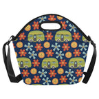 Hippy Caravan - Neoprene Lunch Bag Neoprene Lunch Bag Printed Offshore