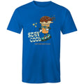 Stay Cool, Find Your Happy Place Men's AS Colour T-Shirt Bright Royal Mens T-shirt Printed In Australia