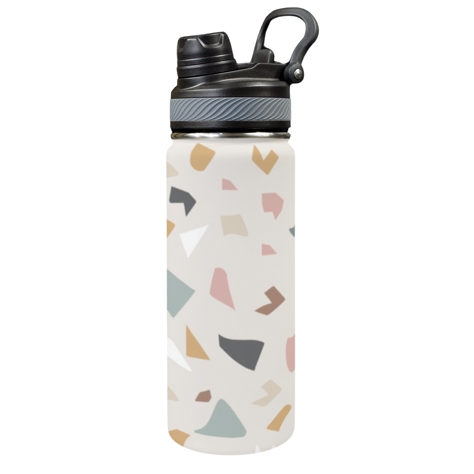 Terrazzo - Insulated Water Bottle with Dual-Use Lid (18oz) One Size Insulated Water Bottle with Dual-Use Lid (18oz) Printed Offshore