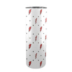 Red Lightning - 20oz Tall Skinny Tumbler with Lid and Straw