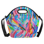 Brushstrokes - Neoprene Lunch Bag Neoprene Lunch Bag Printed Offshore
