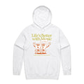 Life's Better With Music Men's AS Colour Hoodie White Mens Hoodie Music Printed In Australia