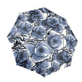 Blue And White Floral Umbrella One Size Umbrella Plants Printed Offshore