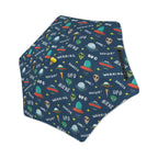 UFO's And Aliens Kids Safe Round Corner Umbrella One Size Kids Safe Round Corner Umbrella Printed Offshore Sci Fi