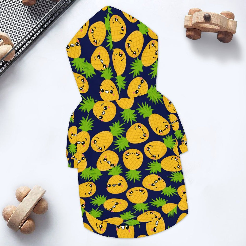 Cool Pineapples Pet Hoodie (Large Size)
