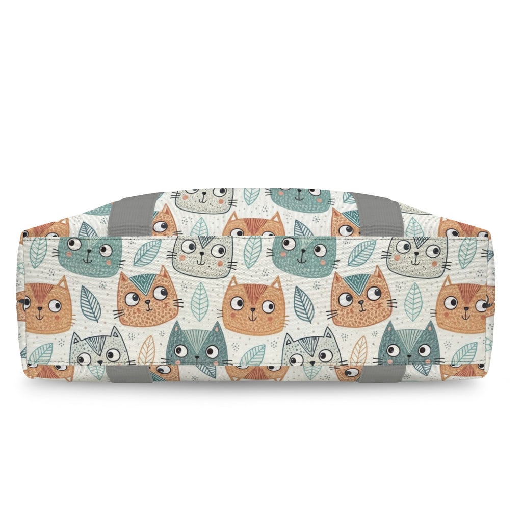 Cute Cat Faces Duffle Bag-Simple (Model 1715) Duffle Bag-Simple (1715)