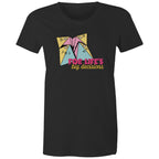 For Life's Big Decisions - Womens T-shirt Black Womens T-shirt Games Printed In Australia