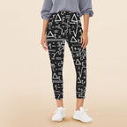 Mathematics - Women's High Waist Pockets Yoga Leggings