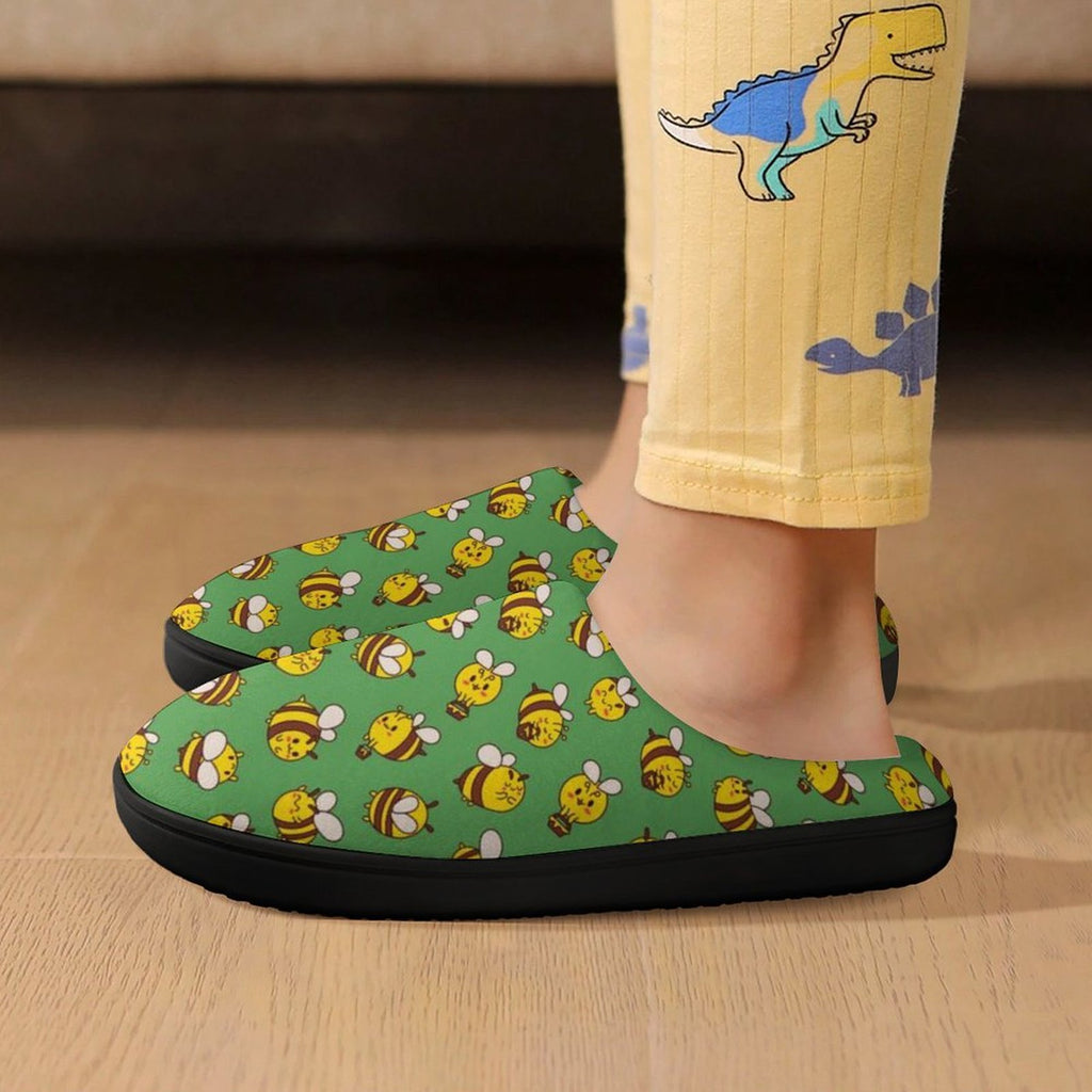 Busy Bees Kids Cotton Slippers Kids Cotton Slippers animal Printed Offshore