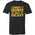 Best Grandpa In The Galaxy Men's AS Colour T-Shirt White Mens T-shirt Dad Printed In Australia