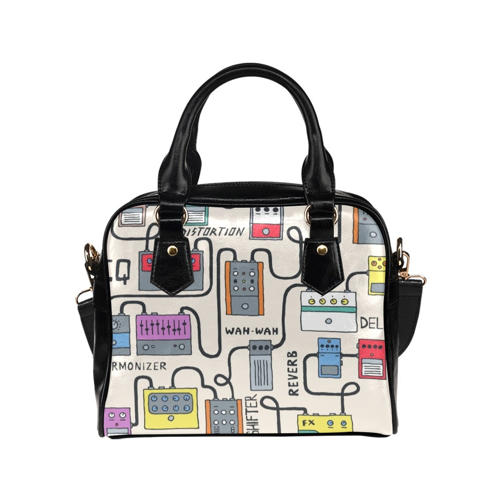 Guitar Pedals - Shoulder Handbag (Model 1634) Shoulder Handbags (1634)