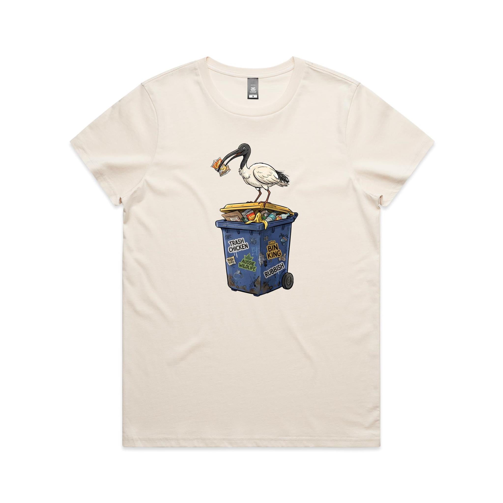 Bin Chicken Australian Ibis Women's AS Colour T-shirt